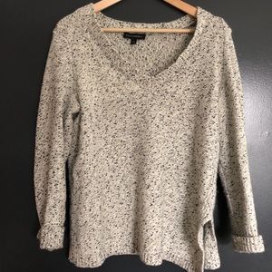 Banana Republic low cut grey sweater